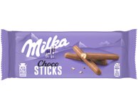 Šokoladiniai vamzdeliai MILKA CHOCO LILA STIX, 112 g