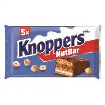 Šokoladinis batonėlis KNOPPERS NUTBAR, 200 g