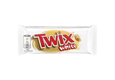 Šokolado batonėlis TWIX, baltas, 46 g