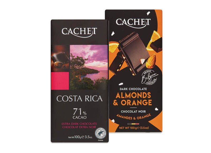 Šokolado plytelė CACHET, 100 g