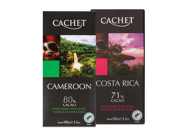 Šokolado plytelė CACHET, 90 g