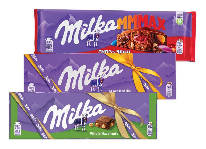Šokolado plytelė MILKA, 300 g