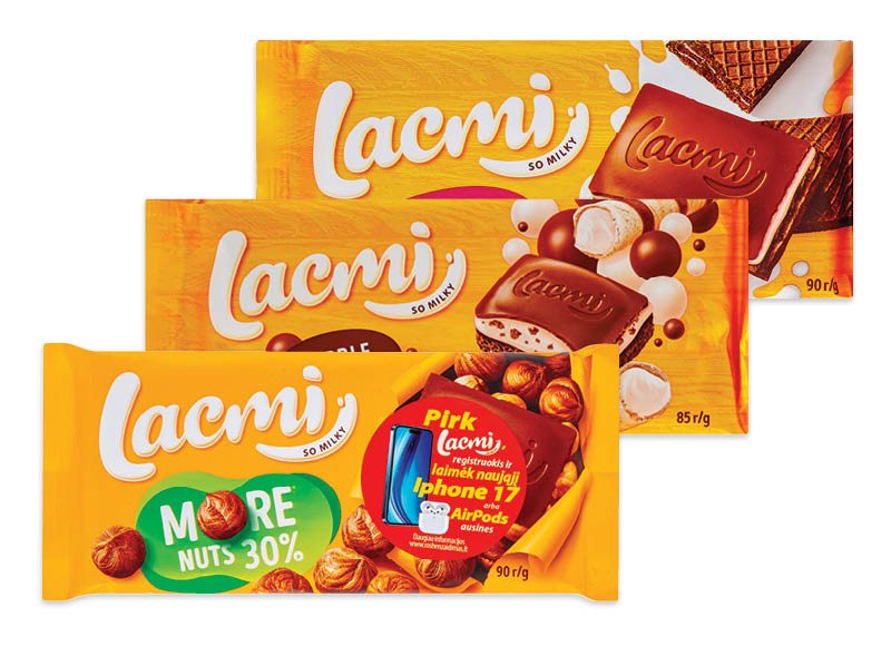 Šokolado plytelėms LACMI