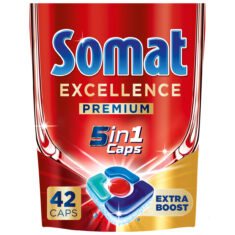 „Somat“ „Excellence 5 in 1 Caps“ indaplovių tabletės