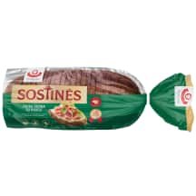 SOSTINĖS tamsi duona su raugu, 800 g
