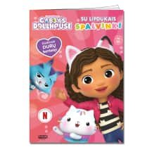Spalv. kn. GABBYS DOLLHOUSE. SPALVINK