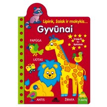 Spalv. kn. GYVŪNAI. UŽDUOTĖLIŲ KNYGELĖ