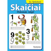 Spalv. kn. SKAIČIAI. MOKOMĖS RAŠYTI