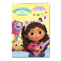 Spalv. knyga GABBYS DOLLHOUSE. SU LIPDUK.