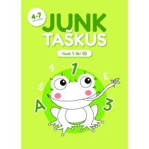 Spalv. knyga JUNK TAŠKUS NUO 1 IKI 10