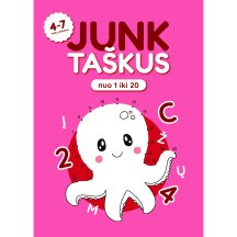 Spalv. knyga JUNK TAŠKUS NUO 1 IKI 20