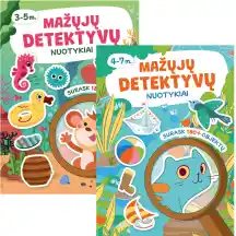 Spalv. knyga MAŽŲJŲ DETEKTYVŲ NUOTYKIAI
