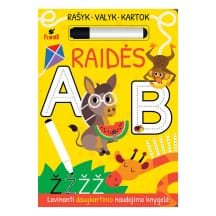Spalv. knyga RAŠYK. VALYK. KARTOK. RAIDĖS