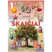 Spalv. knyga SKAIČIAI. VILKIUKO UŽD. KN.