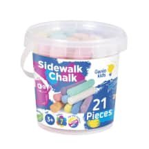 Spalv. piešimo kreidelės GENIO KIDS, 21 vnt