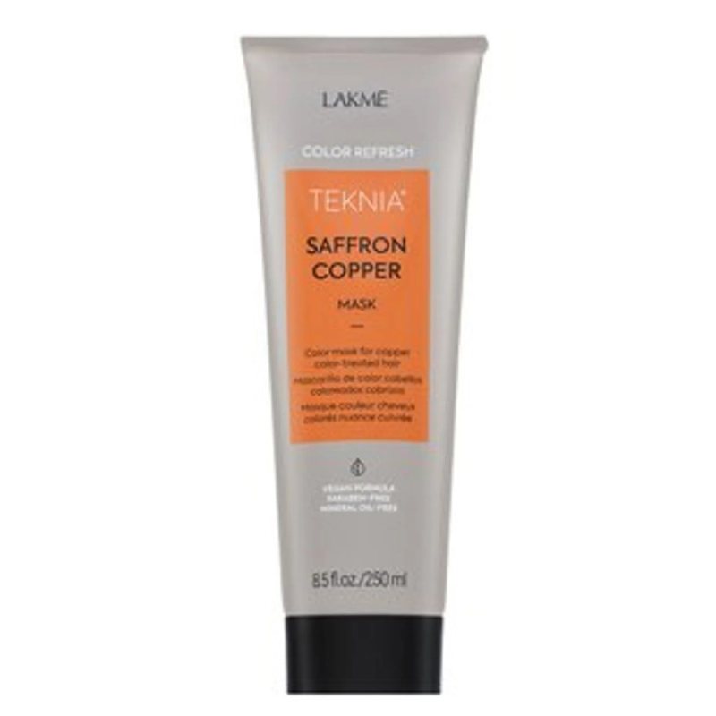 Spalvą gaivinanti kaukė variniams plaukams Lakme Teknia Saffron Copper Mask Refresh, 250 ml