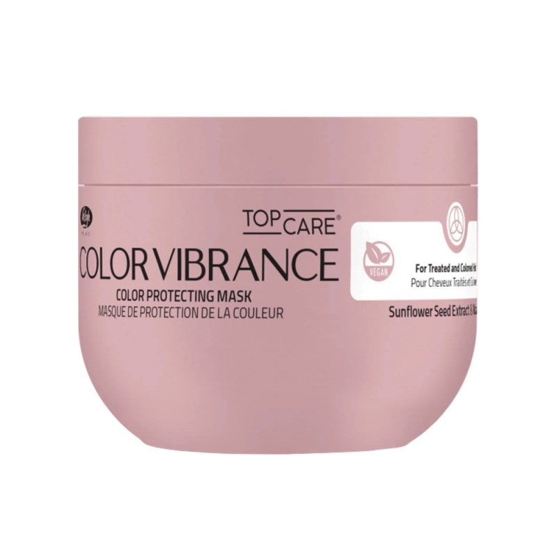 Spalvą palaikanti kaukė dažytiems plaukams Lisap Top Care Color Vibrance, 200 ml