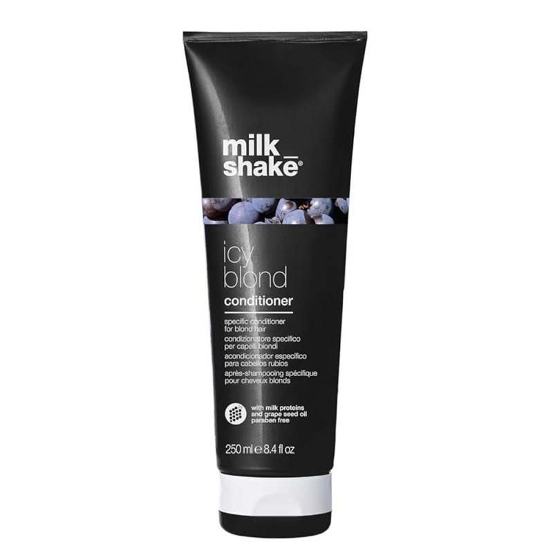 Spalvą vėsinantis kondicionierius šviesiems plaukams Milk Shake Icy Blond Conditioner, 250 ml