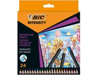 Spalvinimo pieštukai BIC INTENSITY WATERCOLOR, 24 vnt