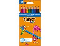 Spalvinimo pieštukai BIC TROPICOLOR, 12 vnt