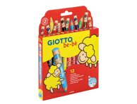 Spalvinimo pieštukai GIOTTO BEBE, 12 vnt., 12 vnt
