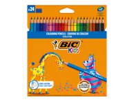 Spalvoti pieštukai BIC KIDS, 24 spalvos