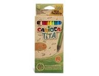 Spalvoti pieštukai CARIOCA TITA ECOFAMILY, 12 vnt