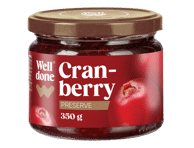Spanguolių uogienė WELL DONE, 350 g