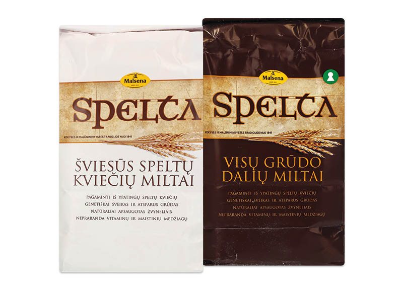 Speltų miltai MALSENA, 1 kg