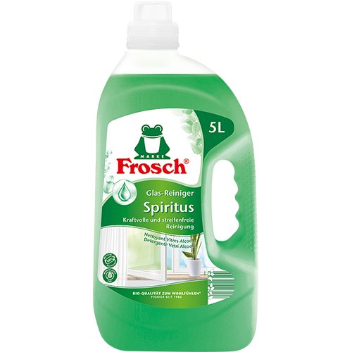 Spiritinis langų valiklis FROSCH Spiritus-Glas-Reiniger, 5 l