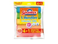 Spontex mikropluošto šluostės, 5 vnt