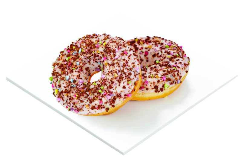 Spurga DONUT CRUSHED CANDY WHITE, 57 g