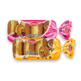 Spurgos su įd. BALTASIS PYRAGAS (2 rūš.)