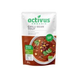 Sriuba aštri, veganiška pupelių ACTIVUS, ekologiška, 400 g