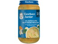 Sriuba GERBER su žiediniu kopustu ir brokoliais, 250 g