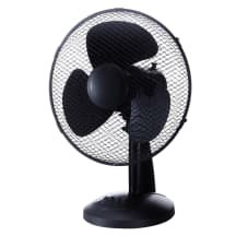 Stal. ventiliatorius, juodas, 40W, SS26, 30 cm