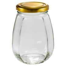 Stiklainis su dangteliu TO-63, FP26, 385 ml