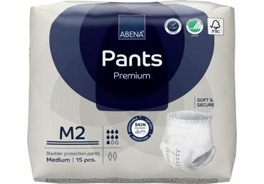 Suagusiųjų sauskelnės-kelnaitės ABENA PANTS PREMIUM, M dydis, 15 vnt