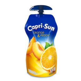 Sulčių gėrimas CAPRI-SUN, apelsinų ir persikų skonio, 330 ml