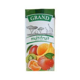 Sulčių gėrimas GRAND, įvairių vaisių sk., 20%, 1 l