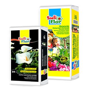 SULIFLOR žemių mišiniams ir substratams