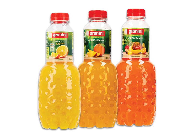 Sultims, nektarams, sulčių gėrimams GRANINI, 1 l