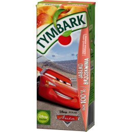 Sultys TYMBARK, obuolių ir persikų, 100%, 200 ml