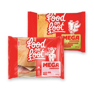 Sumušt. FOOD ON FOOT MEGA (2 rūš.), 255 g, 245 g