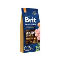 Šunų ėd. BRIT PREM. BY NAT. ADULT M, 15 kg