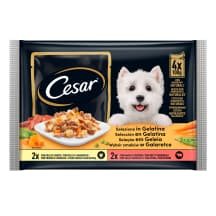 Šunų ėd. Cesar vištiena su darž. ragu, 4 x 100 g