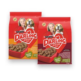 Šunų ėdalas DARLING (2 rūšių), 3 kg
