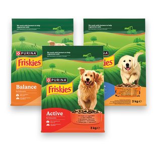Šunų ėdalas FRISKIES, 3 kg