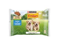 Šunų ėdalas FRISKIES JUNIOR su vištiena ir morkomis, 340 g