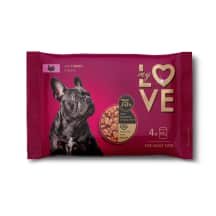Šunų ėdalas su kalakutiena MY LOVE, 4 x 100 g